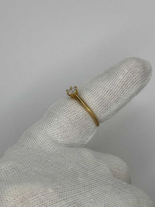 INEL AUR 18K + 1 Diamant = 0.50CT - VVS1 - G - Vintage + Certificat!