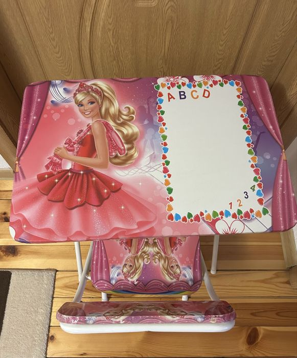 Детска маса със столче Barbie за момиче