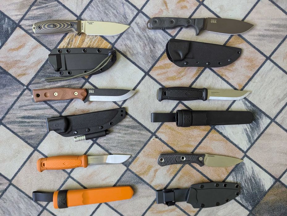 Cuțite bushcraft/ vânătoare/edc