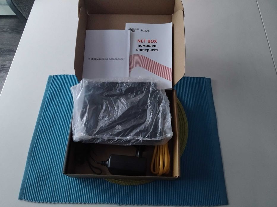 чисто нов 4G сим картен рутер за мобилен интернет на А1-запечатан