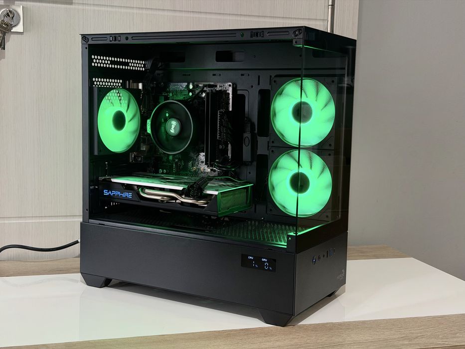 Геймърски компютър Ryzen 5 2400G,RX570, 8GB RAM