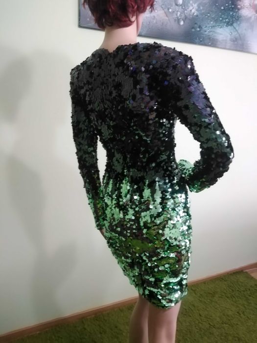 Rochie  seara, gala, evenimente, cu paiete H&M