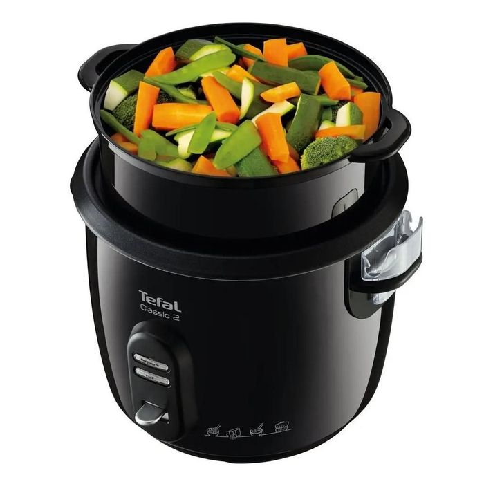 Оризовар Tefal RK103811, 600W, Капацитет 5 л, Функция за загряване, Готвене на пара