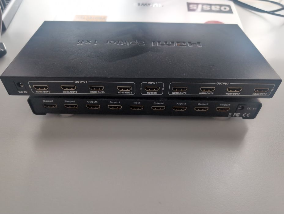 Splitter HDMI 1x intrare, 8x ieșiri