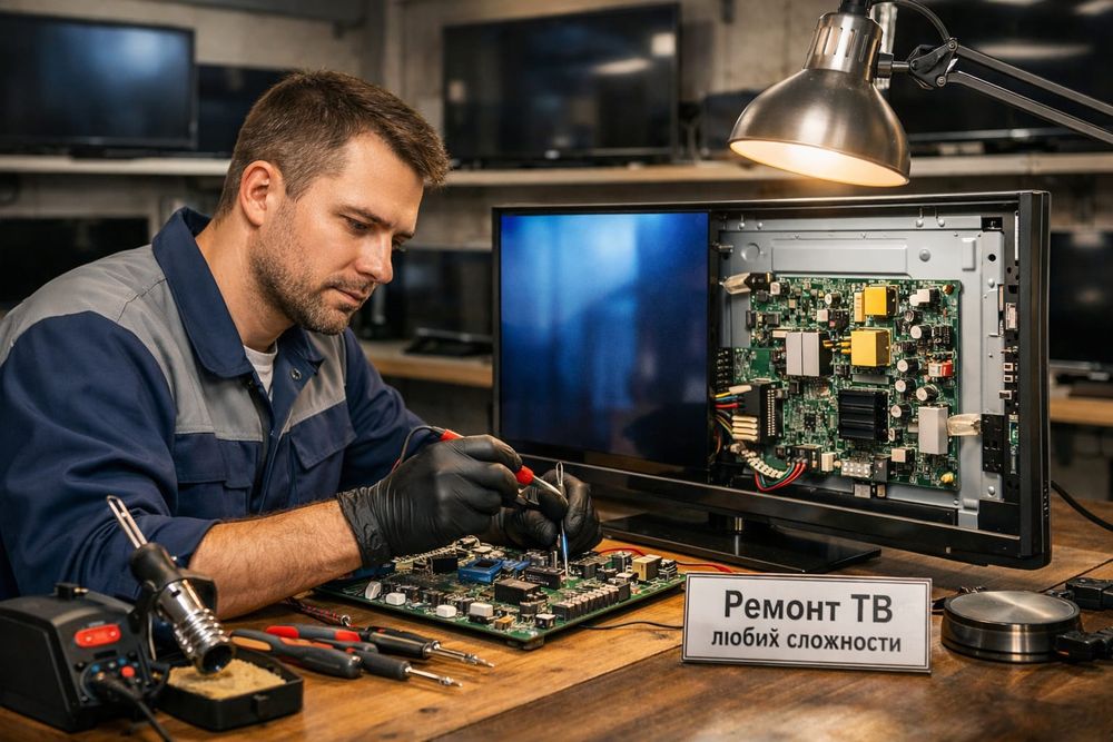 Ремонт телевизоров .