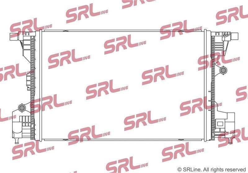 Radiator apa Mercedes Clasa A 20, Clasa B 20, Clasa CLA 202025, Clasa GLA 20, Clasa GLB 202026, 1.5 D, 2.0 T, 2.0 d, 630x425x22mm, AC: +/-, fagure