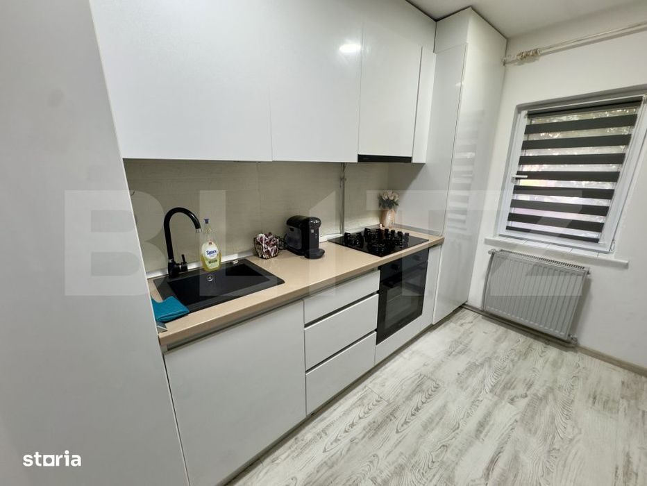 Apartament 2 camere 52mp parter, centrala termica proprie, Brazda