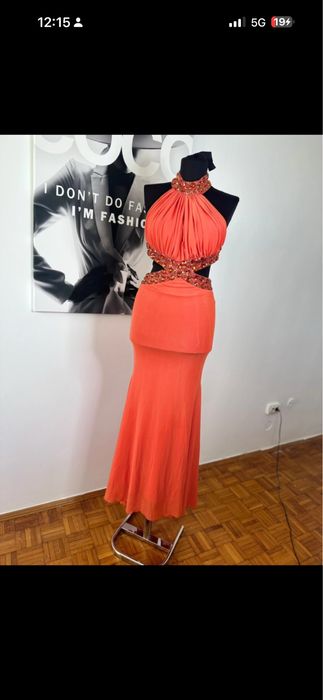 Rochie orange eleganta