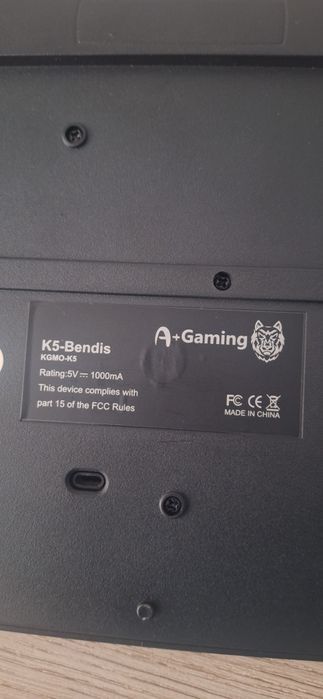 Pachet Tastatura Gaming A+ K5 Bendis + Mouse A4Tech X7 X-710MK