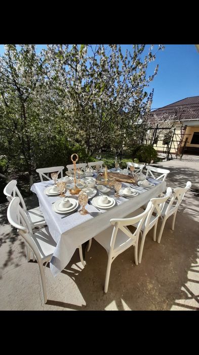 Прокат стол стулья посуда элитный