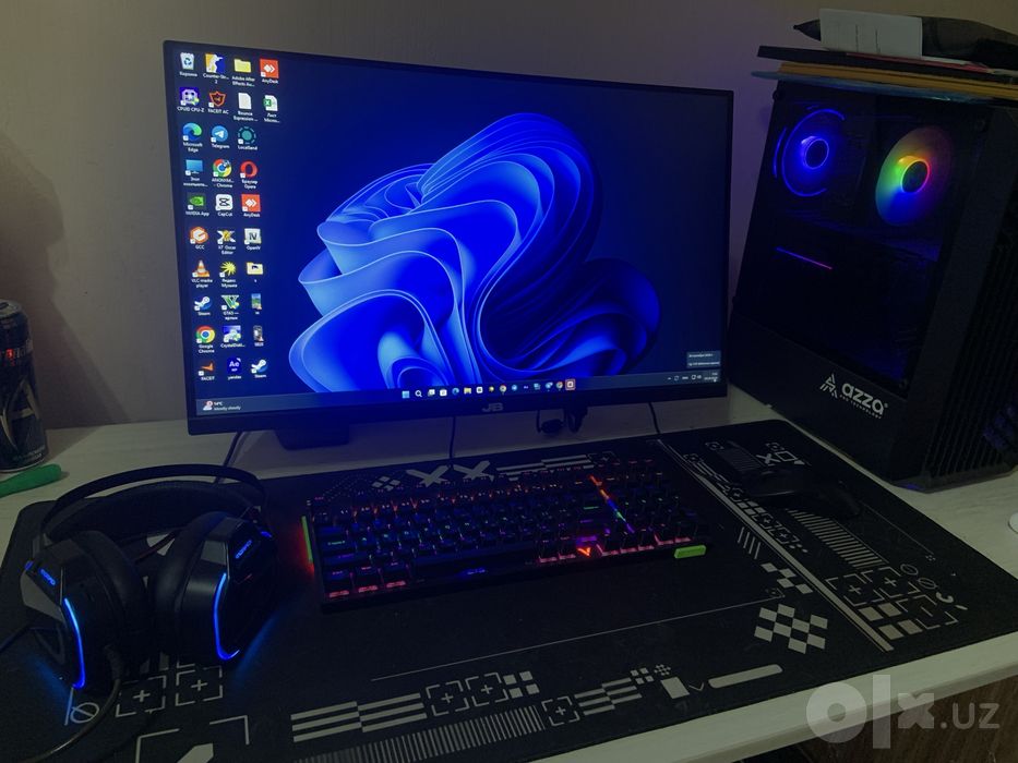 Igravoy kompyuter i5 13400f rtx3070 ram16gb ddr5 240hz monitor