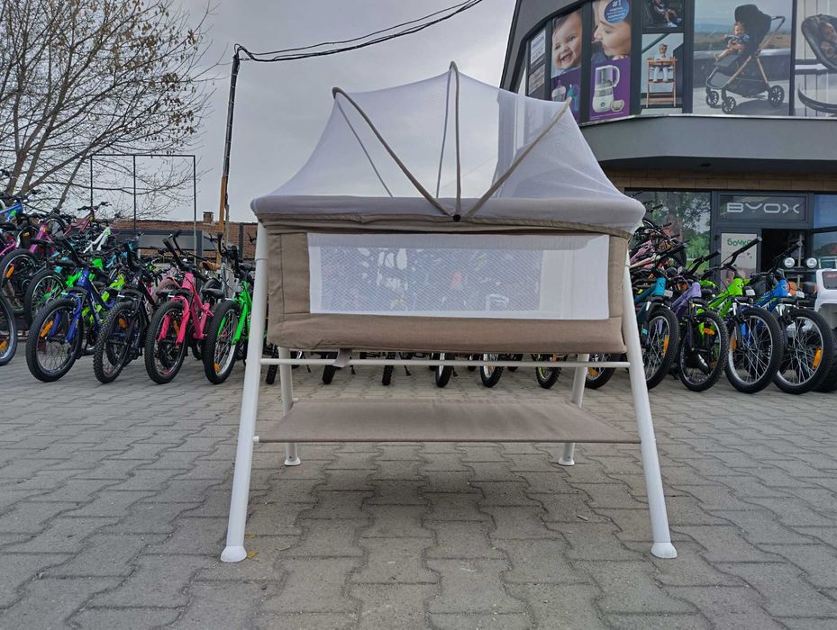 MONI Бебешко легло KALINIHTA бежов