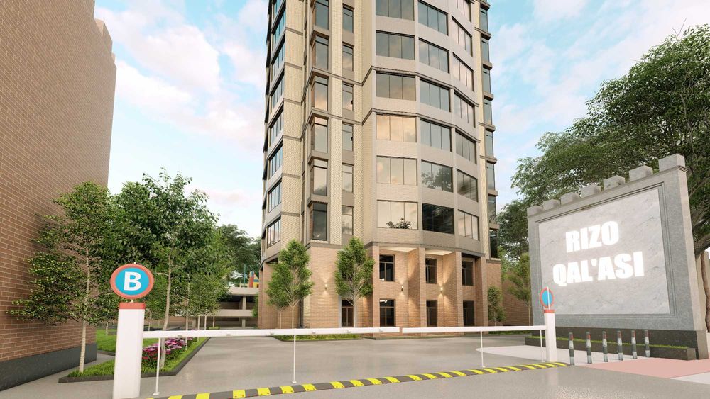 Продаётся 1-комнатная квартира 48 м² в новом ЖК Rizo Qal'asi, Наманган