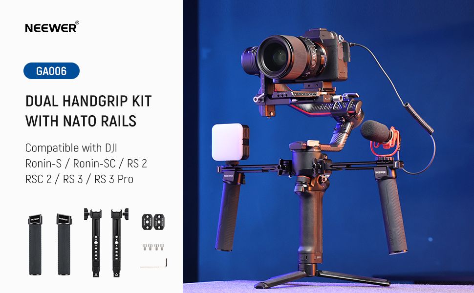 Ронин. Dji. Дръжка за ронин. Двойна. Видео. Камера. Гимбъл