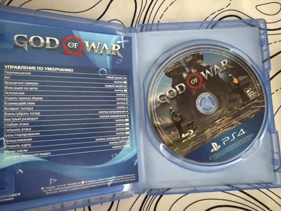 Диск для  пс игра Got of war