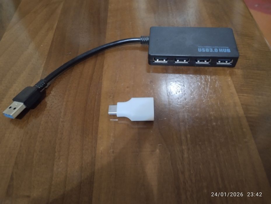 USB 3.0 HUB va telefon uchun USB adapter