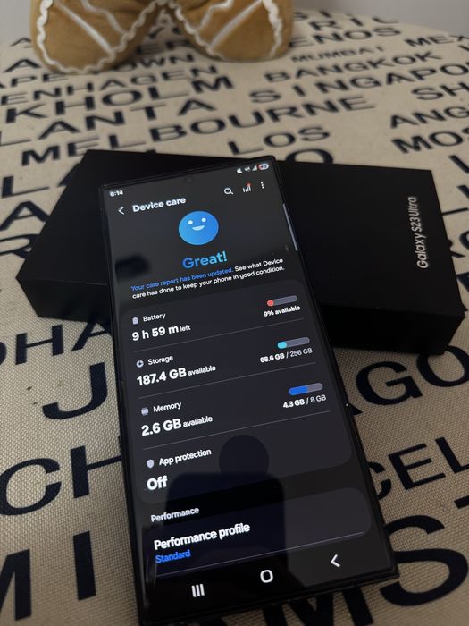 Vand Samsung S23 Ultra