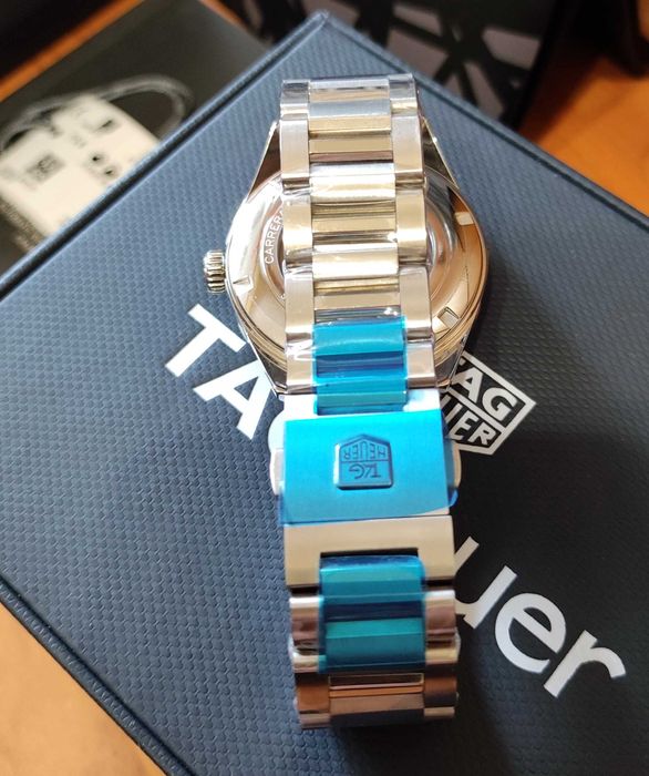 TAG HEUER CARRERA Calibre 5 DAY-DATE WAR201E Мъжки Часовник Нов