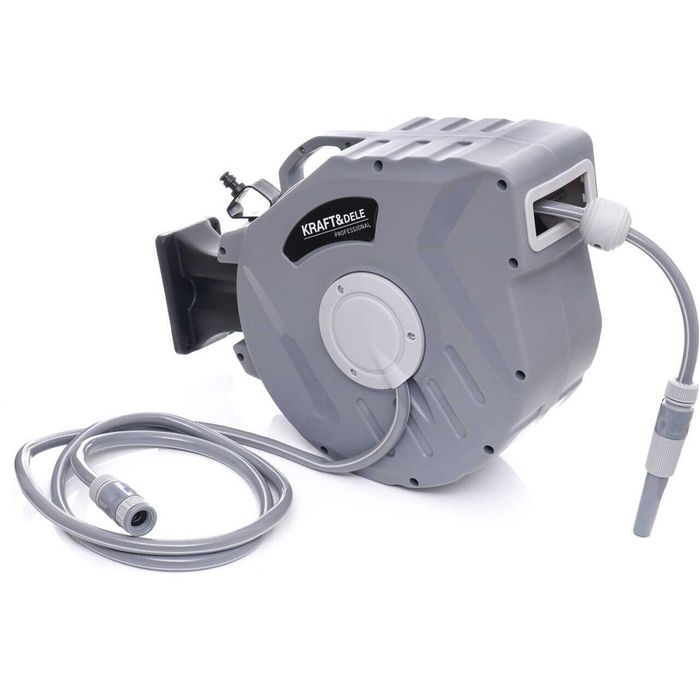 Tambur automat, furtun pentru gradina 20 metri, diametru conector