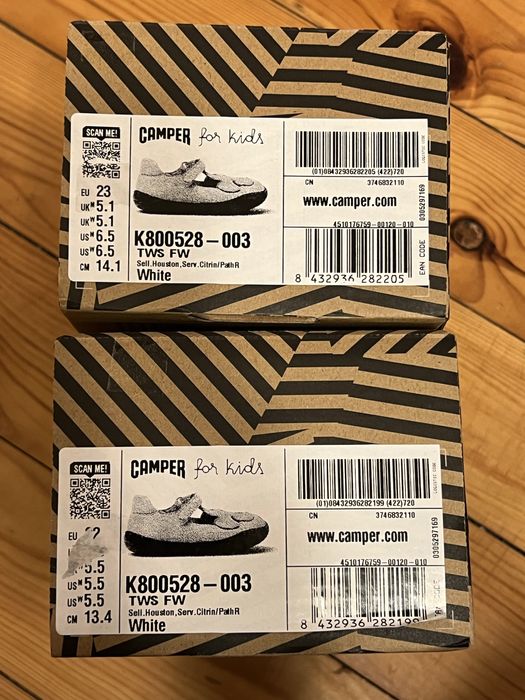 Детски боси обувки Camper