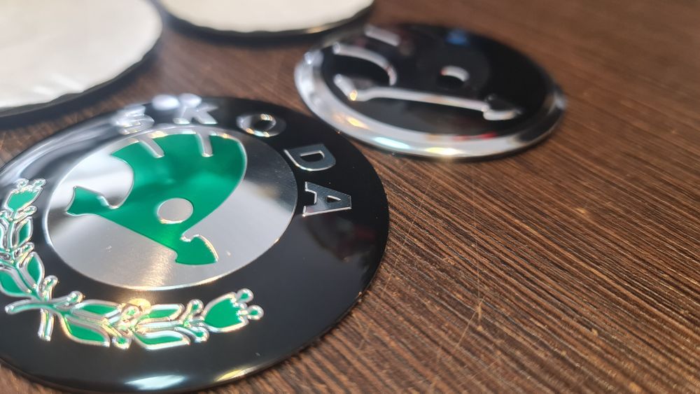 Емблема за капачки на джанти на Шкода Skoda