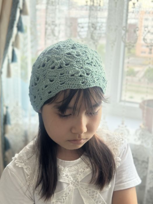 косынка и тюбетейка ручная