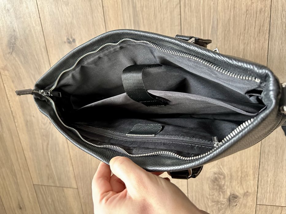 Кожаная сумка для ноутбука