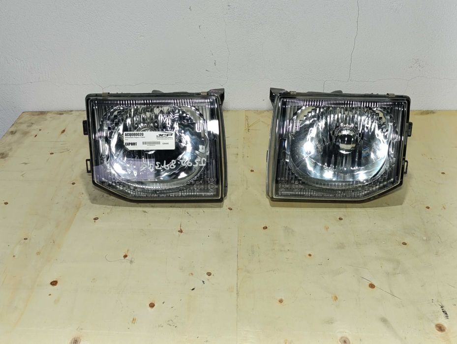 Фары хрустальные Mitsubishi Pajero 2 рестайлинг 91-99г