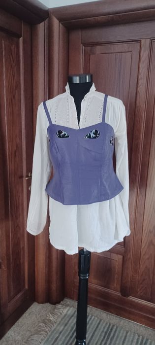 Top din piele naturala