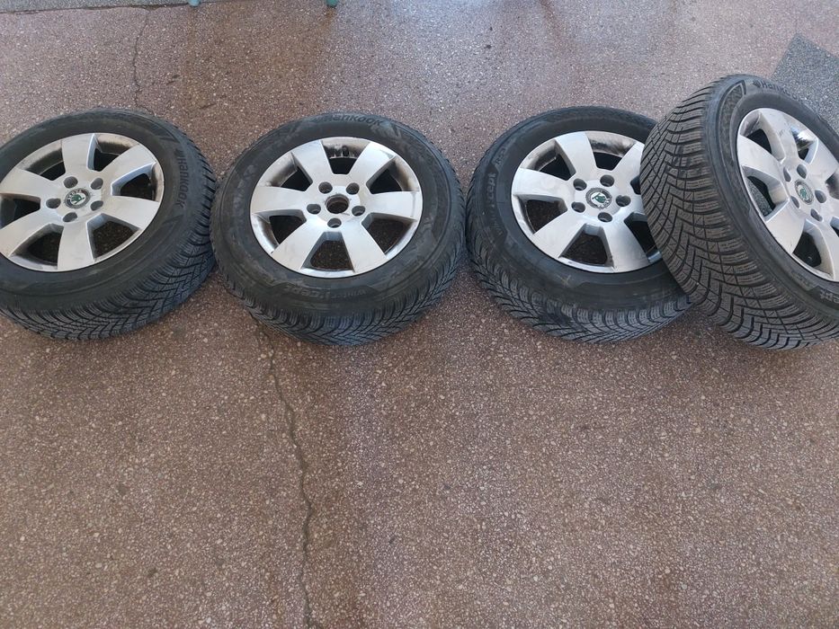 Jante si cauciucuri Skoda, Vw, Seat 15 inchi