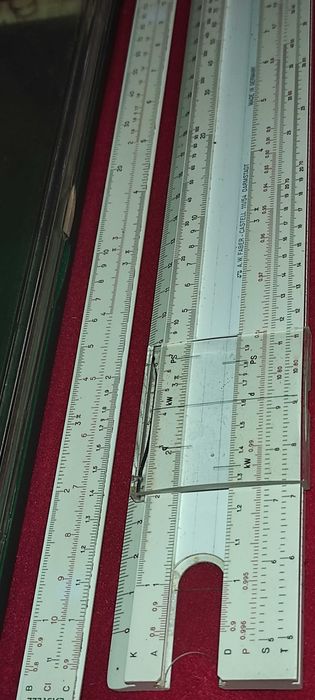 rigla de calcul germana de colectie FABER CASTELL lungime 30 cm