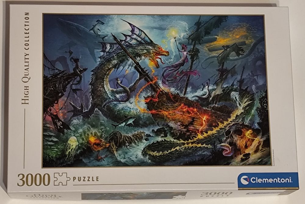 Пъзел с 3000 парчета Clementoni: The Underwater Battle