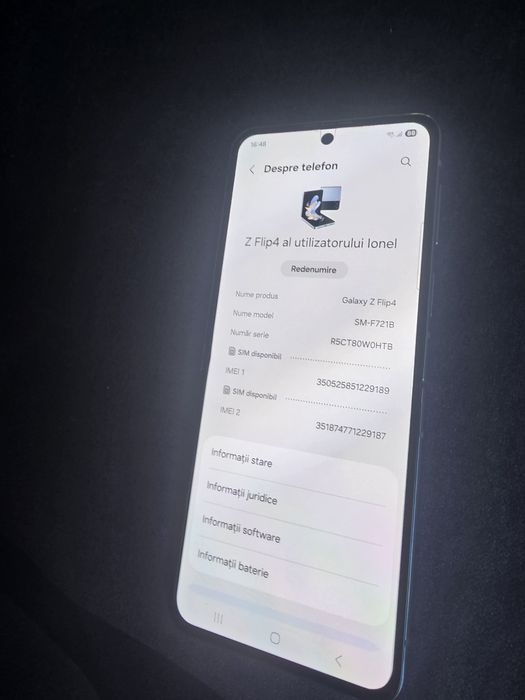 Vând schimb s23 ultra si flip4