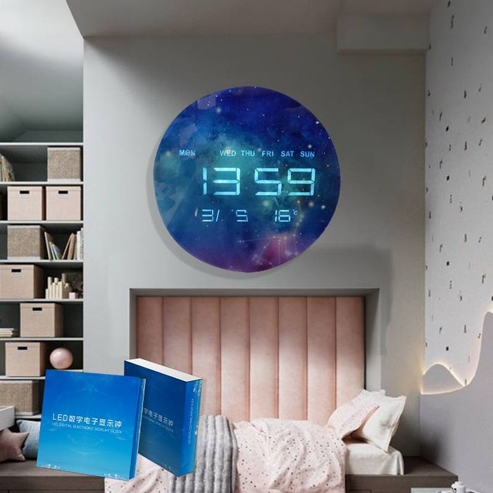 Электронные LED часы настенные. Доставка есть. Оптом.