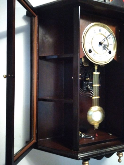 Ceas cu pendul REGULATOR AUSTRIA cu doua sertare