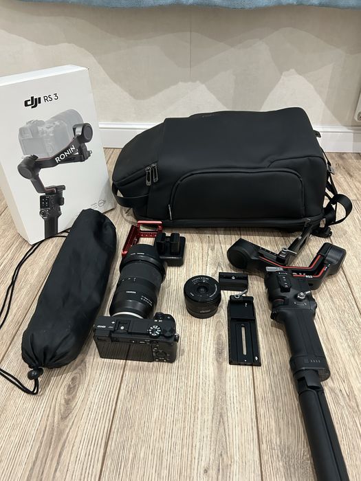 Камера sony. Комплект для съёмки