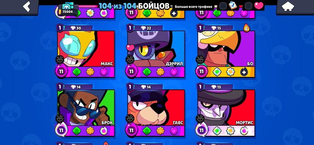 Аккаунт Brawl Stars