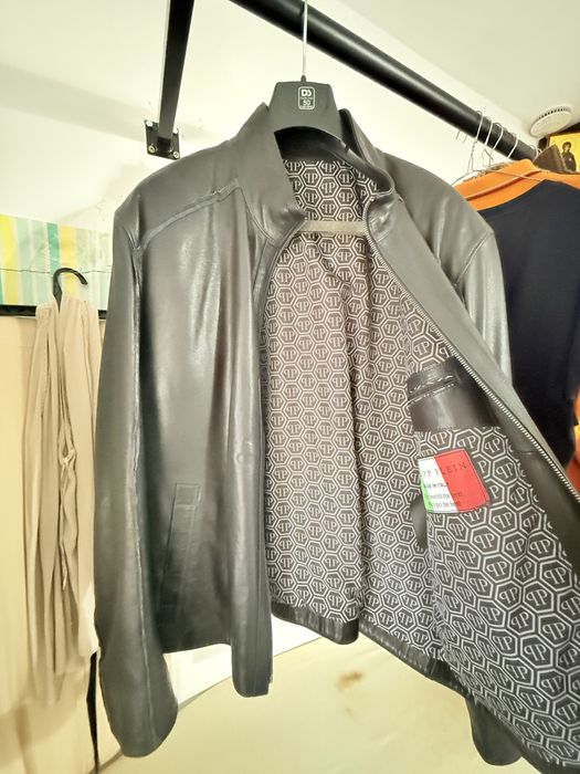 Geaca piele Philipp Plein