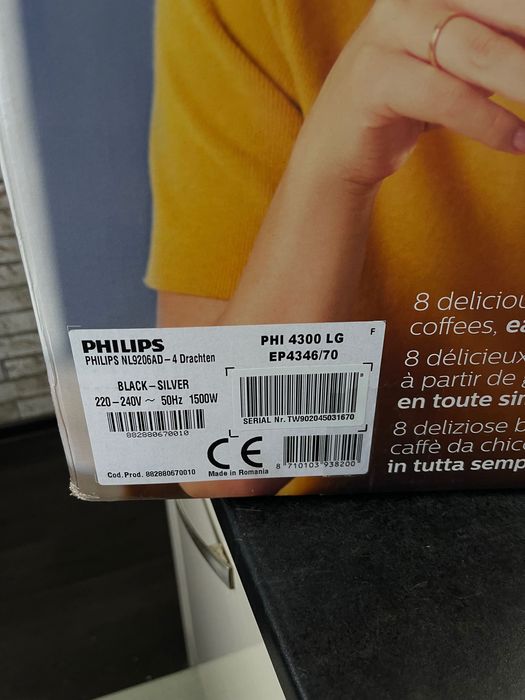 Кафемашина Philips EP4346 LatteGo
