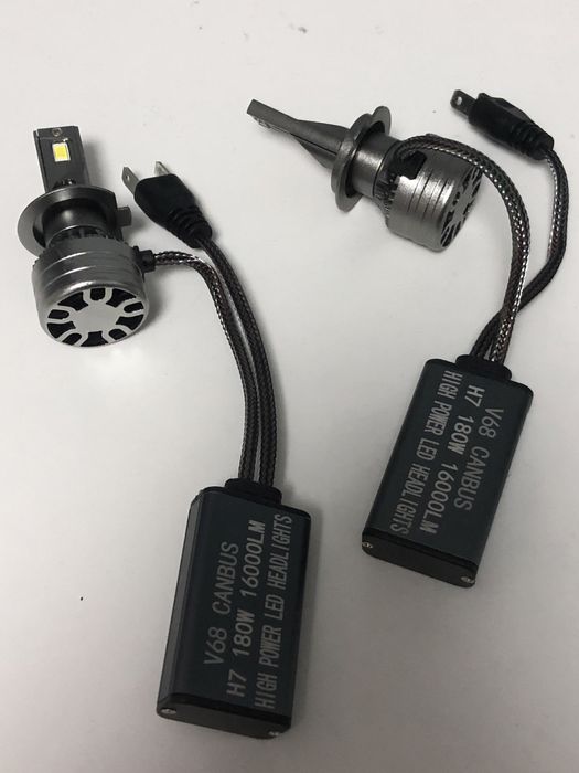 LED H7 V68 / Canbus, 180W, lumina alb, 16.000 lumeni - Preț Redus !!!