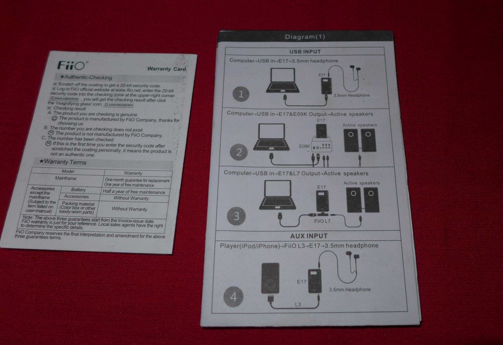 FIIO ALPEN DAC + HEADPHONE AMP аудиофилски ДАК с WM8740,Wolfson