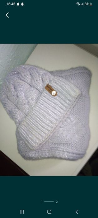 Зимний шапка с шарфами