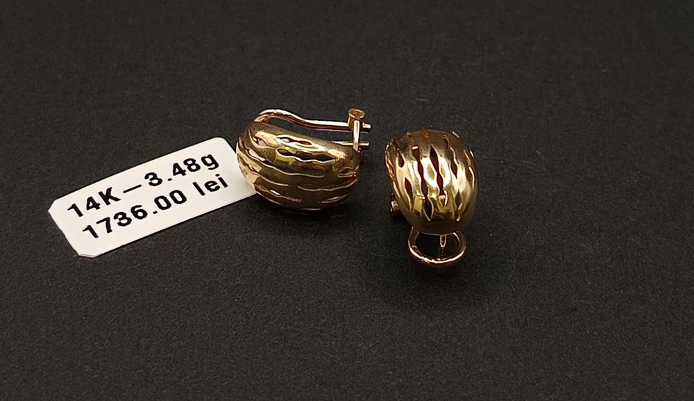 Cercei dama Aur 14k 3,48 gr