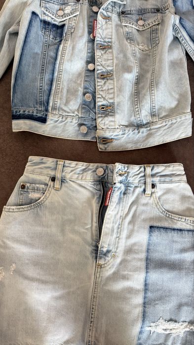 Дънково яке и пола DSQUARED2