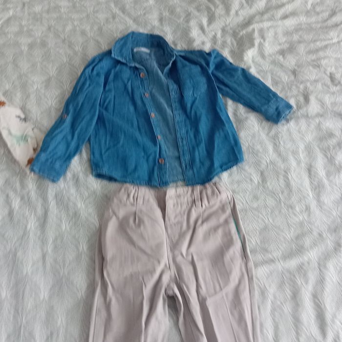 Lot h&m haine baieti 104 110 3 4 5 ani camasi pantaloni blugi camasa
