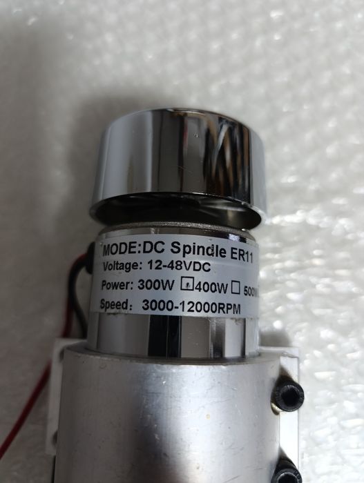 Spindle 400w 48V ER11 + clema 52mm