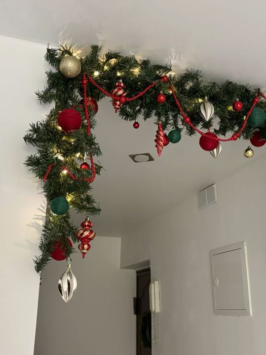 Новогодние оформление Астана 24/7 Фасадное оформление