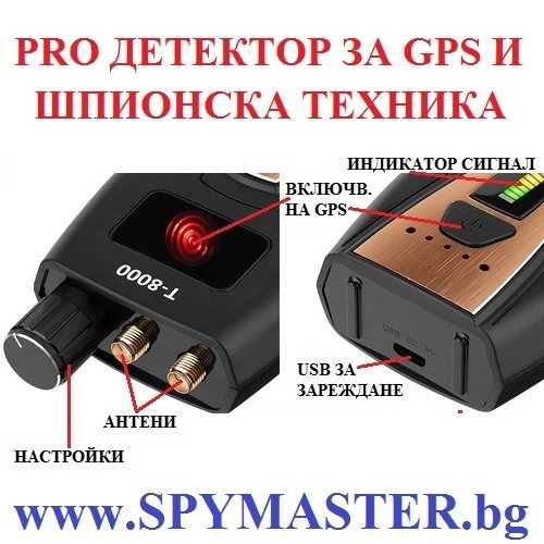 PRO детектор за GPS и ШПИОНСКА техника