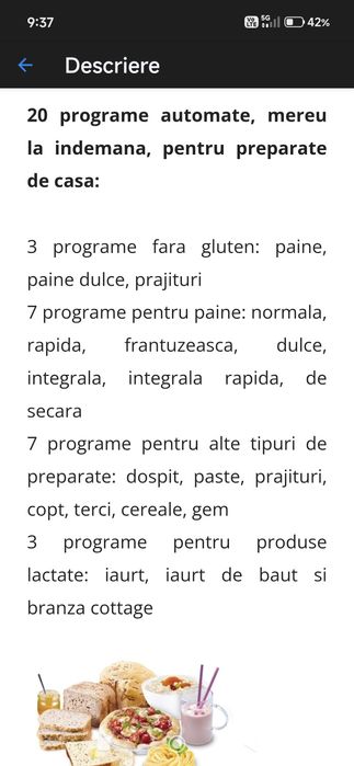 Mașină de făcut pâine Tefal