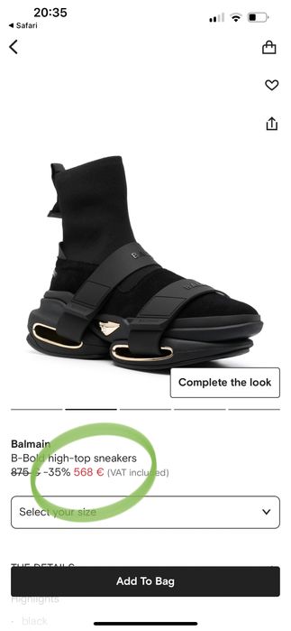Sneakersi balmain 38 originali
